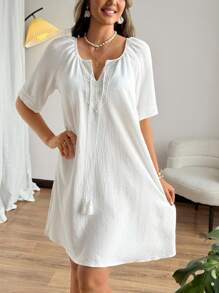 Swim Lushoire 浪漫、休闲、蕾丝 - 白色 - 查看 6