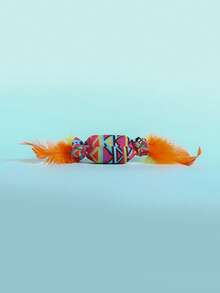 PETSIN 1pc Cat Imitation Candy Toy Feather Bell To Relieve Boredom, Self Entertainment, Bite Resistant Toy - Multicolor - View 4