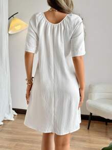 Swim Lushoire 浪漫、休闲、蕾丝 - 白色 - 查看 2