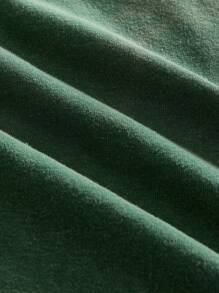 AXEPEAK 男士字母贴布休闲夏季短袖 Polo 衫 - 綠色 - 查看 6