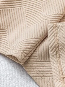 SHEIN Clasi بدلة رسمية بياقة منتظمة ذات لون أحادي مقاسات كبيرة للذهاب للعمل