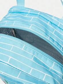 HARRY POTTER X SHEIN 时尚字母卡通保温午餐袋，便携实用，保持食物新鲜，开学和度假必备