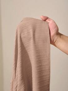 Zivah 2025 年夏季新品 母亲节、婚礼、生日派对、休闲、度假、潮流、街头风格、优雅、办公室通勤、女士宽松可调节肩带褶饰连衣裙，卡其色 - 卡其色 - 查看 9