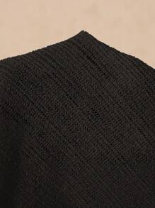 Poéselle Blusa informal de hombros descubiertos y semi transparente para vacaciones de las mujeres