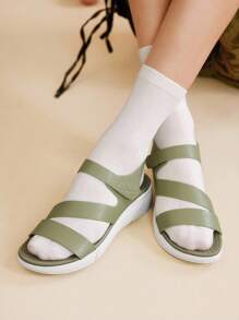 CUCCOO EASI Sandalias deportivas casuales de suela suave para mujeres 2025 - Verde - Ver 6