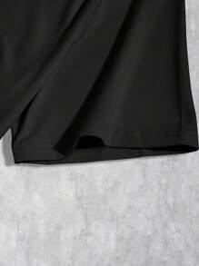 ROMWE MEN Street Life 男士十字印花圆领短袖休闲百搭T恤，夏季