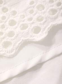 Women's Solid Color Mid-Length Korean Style Fresh Summer Dress Boho - White - View 7