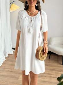 Swim Lushoire 浪漫、休闲、蕾丝 - 白色 - 查看 3