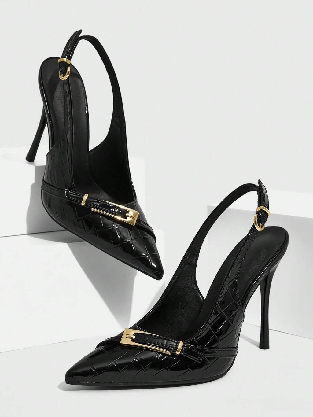 CUCCOO SZL Zapatos de tacón alto con correa posterior y decoración de mariposa, estilo Lolita, para uso de oficina, color rojo vino