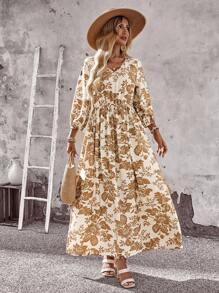 EMERY ROSE 女士长裙、女士教师套装、秋季女装、度假、乡村音乐会套装、女士休闲连衣裙、女士沙滩裙、乡村、度假连衣裙、碎花连衣裙、返校节连衣裙、飘逸连衣裙、女士秋季连衣裙、女士派对连衣裙、女士乡村套装、女士秋季套装、夏季度假连衣裙、外出连衣裙、沙滩裙、复古连衣裙、基本款、办公室连衣裙、沙滩裙、外出连衣裙、工作连衣裙、波西米亚风女士连衣裙 - 彩色 - 查看 6