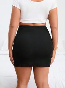 Firerie Plus Ruched Bodycon Skirt