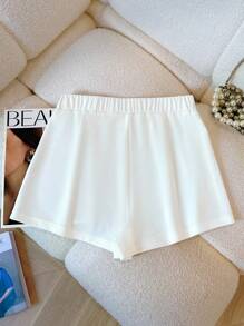 SHEIN Clasi 女士休闲百搭纯色短裤