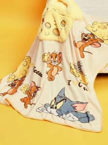 TOM & JERRY X SHEIN Foldable 2-in-1 Pillow Blanket
