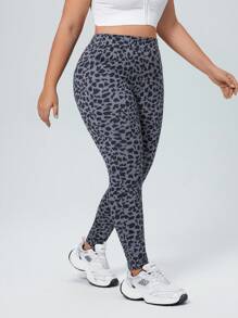 Flexra Denim de Malha Elástica Simples com Bolso, Plus Size, Uso Casual Diário - Preto - Visão 5