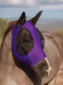 1 Piece Of New Style Mosquito-Proof Horse Mask, Breathable Horse Head Cover, Insect And Mosquito Prevention Horse Mask.