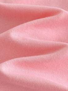 SHEIN 2pcs/Set Young GirlSweet Solid Color Simple Fashion Sleeveless Camisole Underwear & Shorts Set,Suitable For Girls Aged 4-7