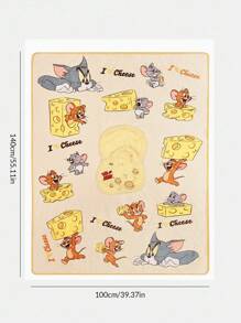 TOM & JERRY X SHEIN Foldable 2-in-1 Pillow Blanket
