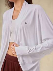 OutZeal UV Protection UPF50+ Silky Sun-Proof Wrap Jacket - White - View 9