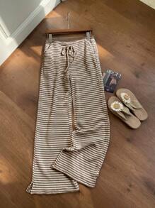 Comfortcana 女士夏季针织条纹裤 - 彩色 - 查看 4