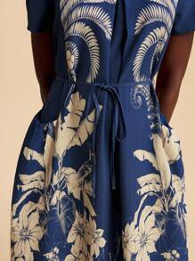 Travachic Vestido largo de ajuste holgado con estampado tejido para vacaciones para mujeres, atuendos de verano para mujeres, ropa de playa, primavera y verano, Pascua, atuendos de vacaciones, atuendos de playa para mujer, vacaciones de primavera, atuendos de vacaciones para mujeres, atuendos de concierto para mujeres, BOHO, bohemia, festival de música, ropa de mujer para vacaciones tropicales, romántica, blusas para salir, atuendos para citas para mujeres, toda la ropa de mujer, ropa de otoño, otoño