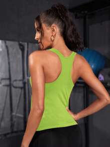 Powerista Women's Casual Sports Solid Color Camisole Top
