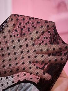 ROMWE J-Fashion Y2K 风格 Himekaji 复古千禧亚文化 Shibuya Gyaru 蕾丝拼布多莉印花链条图案女式吊带背心 - 黑色 - 查看 8