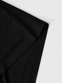 ROMWE MEN Street Life 2pcs Street Style Boxing Sports Character Print Top Suit - Multicolor - View 5