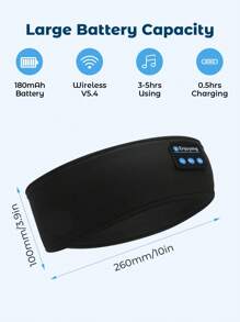 Teckwe Kabellose Sport Stirnband Kopfhörer mit ultradünnen HD Stereolautsprechern, Unisex, perfekt zum Schlafen, Trainieren, Joggen, Yoga, gegen Schlaflosigkeit, für Flugreisen, Meditation, coole Gadgets, einzigartige Geschenke