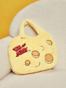 TOM & JERRY X SHEIN Foldable 2-in-1 Pillow Blanket