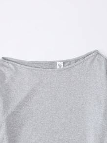 Casual All-Match Versatile Sporty Cropped Shoulder Loose Short Sleeve T-Shirt, Leopard Print Assorted Pack, For Teenage Girls