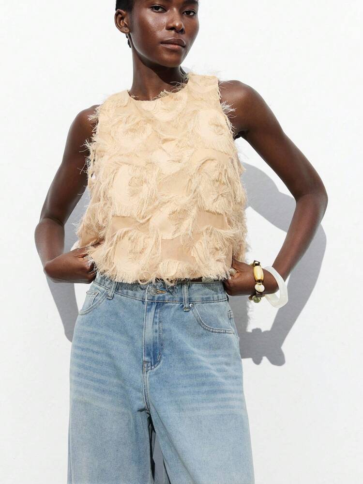 SHEIN Maija MAIJA Summer Elegant Solid Satin Cowl Neck Slip Cami Top