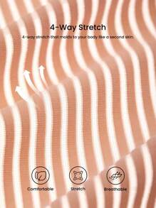 LUVLETTE Plus Dream Curve Support + Smooth Full Coverage Support Wide Strap Basic T-Shirt Bra - Dusty Pink - View 4