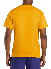 Champion Maglietta casual estiva da uomo a maniche corte con scollo tondo e stampa a lettere