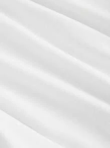 SHEIN MOD 女式杏色抽绳不对称下摆喇叭袖 T 恤，露肩 T 恤，秋季女装，舒适 T 恤 - 彩色 - 查看 3