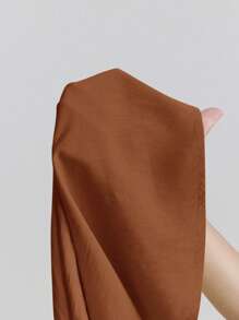 Ontre 2025 女式夏秋度假纯色荷叶边下摆无袖长裙，波西米亚风格，度假和节日，卡其色长裙，乡村音乐节服装，办公室教师服装，商务休闲装 - 紅色 - 查看 9