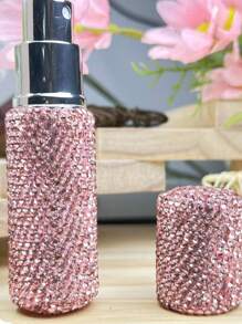 Diamond-Set Perfume Dispenser - Vacuum Pressed Sample Bottle -10ml Makeup Travel Mini Spray Bottle,Room Decor , Ramadan Decor, Home Decor, Bathroom Decor