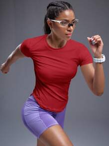 Powerista 透气柔软运动T恤紧身衣健身房女士衬衫