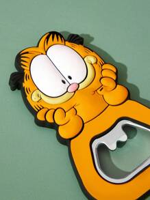 GARFIELD | SHEIN Interesting Animal Shape Refrigerator Magnet, Good Decoration For Refrigerator, Bottle Opener, Suitable For Kitchen,Drinking - Multicolor - View 6