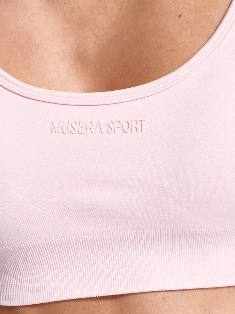 Musera Sport Áo thể thao hai dây không lưng, đồ tập luyện mùa hè, áo ngực thể thao hàng ngày, áo tập gym, yoga, thể dục, pilates, trang phục thường ngày. - Hồng - Xem 6