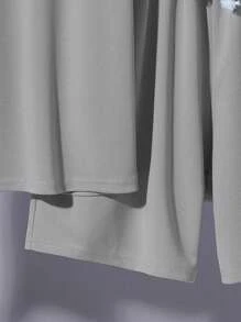 SHEIN Conjunto de camisa polo y pantalones cortos sólidos azules para adolescentes varones, informal, estilo universitario, cómodo, de moda, versátil, lindo, suave, adecuado para uso diario, escuela, salidas, vacaciones en la playa