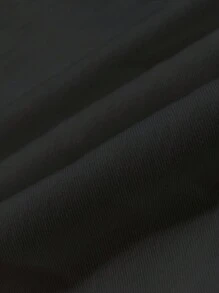 SHEIN Frenchy Women's Solid Color Ruffle Hem Maxi Tube Dress, Vacation Style Summer Black Casual - Black - View 4