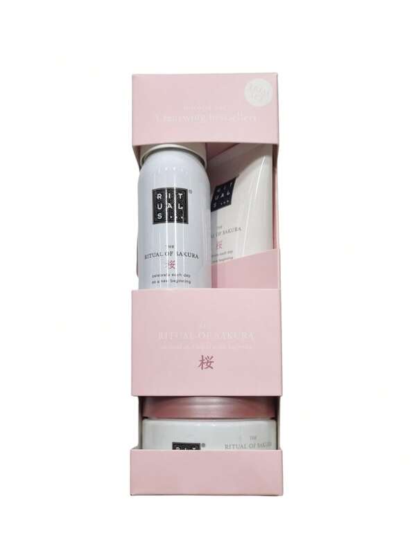 Rituals Set de prueba Rituals Sakura 245 ml / Exfoliante corporal 125 g + Gel de ducha espumoso 50 ml + Crema corporal 70 ml