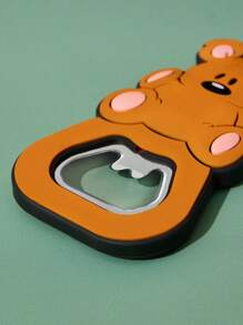 GARFIELD | SHEIN Interesting Animal Shape Refrigerator Magnet, Good Decoration For Refrigerator, Bottle Opener, Suitable For Kitchen,Drinking - Multicolor - View 7