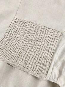 INAWLY 大码女式纯色连衣裙，带口袋，休闲无袖长裙