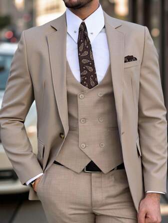 Manfinity Bizformal Blazer casual da uomo per l'ufficio e per gli spostamenti