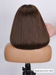 Tóc giả Bob thẳng ren phía trước 13x4 trong suốt 100% tóc thật 180% mật độ Nâu sô cô la 4# Tóc giả trẻ em được nhổ sẵn Đường chân tóc tự nhiên Cài đặt không cần keo cho phụ nữ - Tóc 9 giờ sáng Thể thao Kỳ nghỉ Du lịch Lễ hội Dạ hội Ngoài trời Cosplay Khuôn viên Trường học Bãi biển Đám cưới Cắm trại Trang phục ngày lễ Trang phục mùa hè Phong cách thời trang Y2k Phong cách thoáng khí Mũ chịu nhiệt - S4 - Xem 2