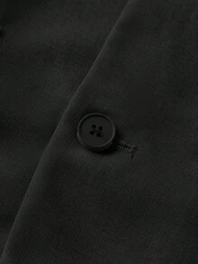 SHEIN 2pcs/Set Tween Boy Summer Casual Gentleman Style Solid Color Jacket & Elastic Waist Formal Pants Set, Suitable For Birthday Party, Formal Event, Performance, Wedding, Boys Suits, Kids Boy Suit, Boys Dress Suit,In Fall/Winter