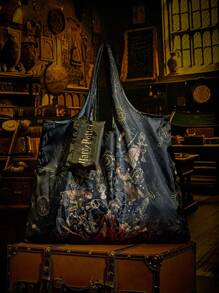 HARRY POTTER X SHEIN 图形防水大容量手提包，健身包 - 彩色 - 查看 1