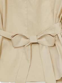 Franclia Women Commute Minimalist Sleeveless Waist Cinched Waist Elegant 2 Pieces Set