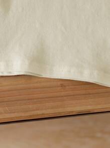 SHEIN 年轻男孩标语图案 T 恤 - 卡其色 - 查看 5